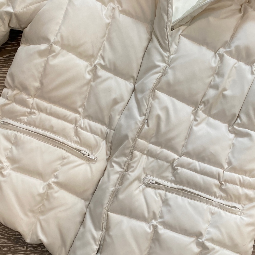 Tommy Hilfiger Cream Puffer Jacket - Picture 5 of 8